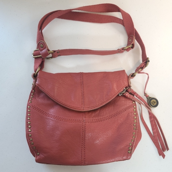 The Sak Handbags - The Sak Leather Studded Foldover Crossbody Bag
